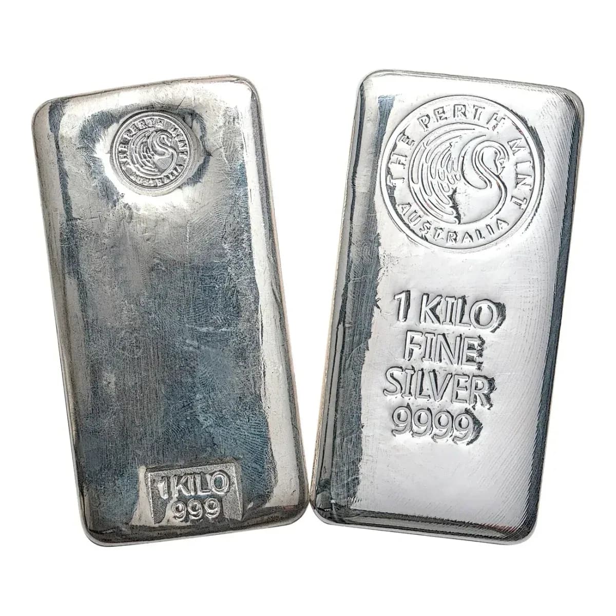 1 Kilo Perth Mint Silver Bar (Cast)