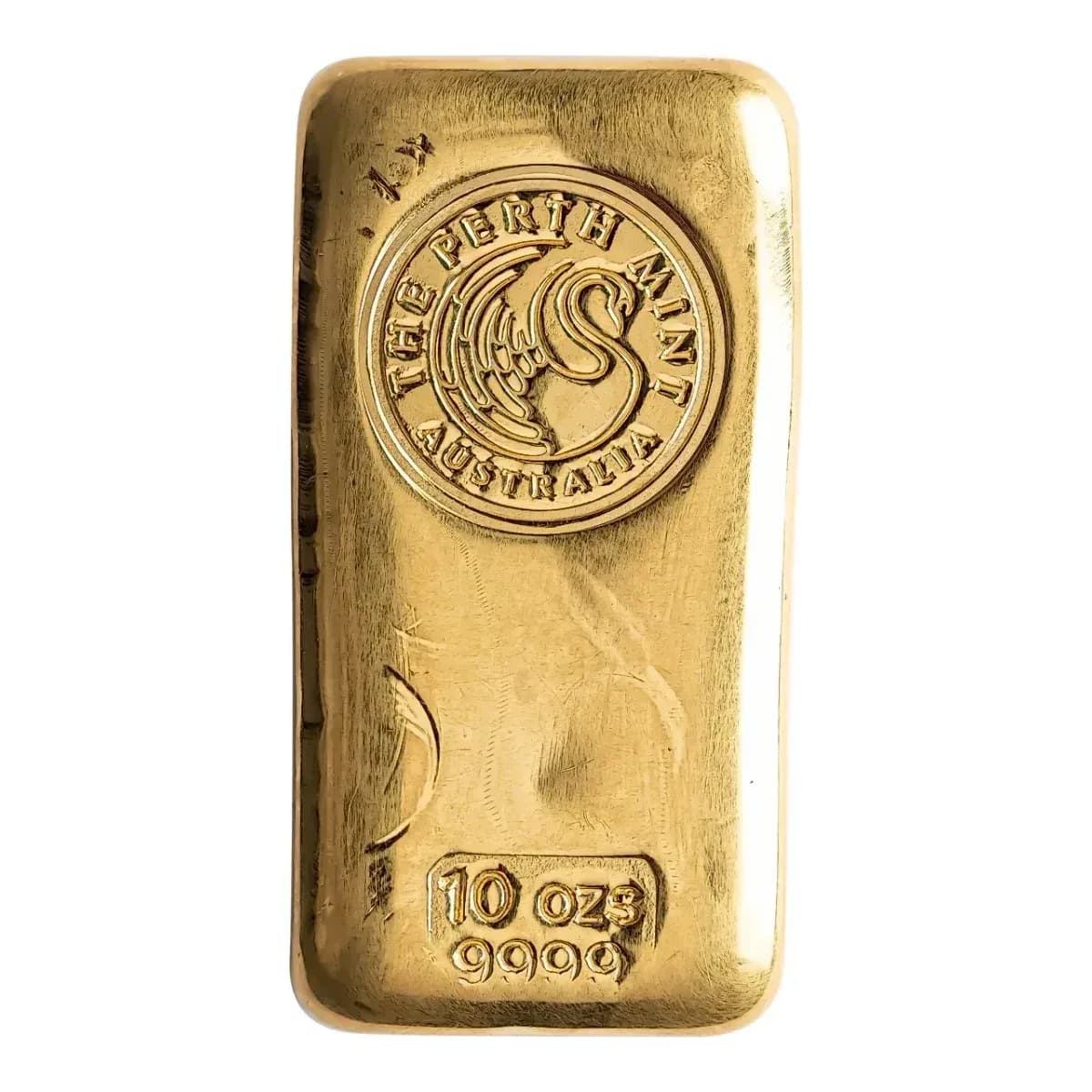 10 oz Perth Mint Gold Bar (Cast)