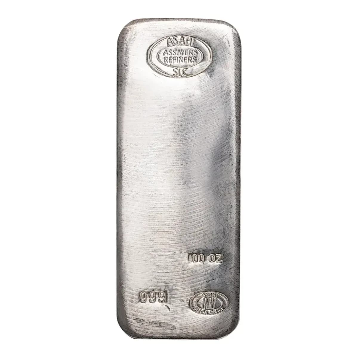 100 oz Asahi Silver Bar (Cast)
