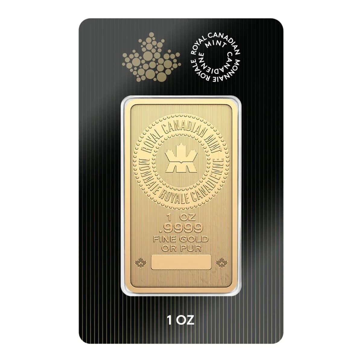 2026 1 oz Royal Canadian Mint Gold Bar – view 3