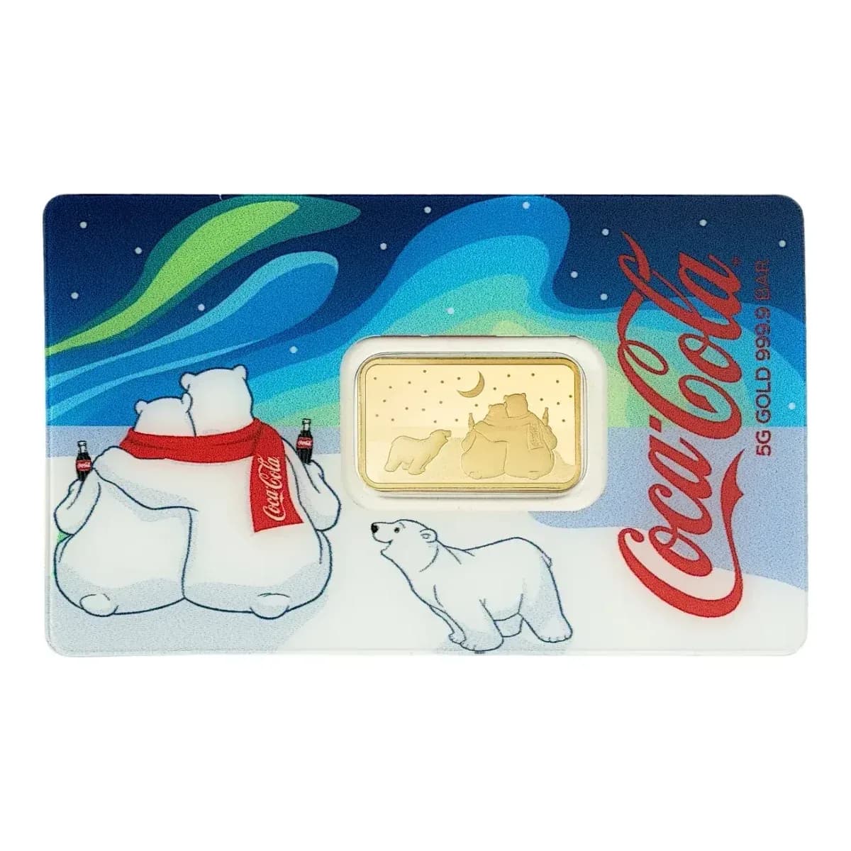 2026 5 g PAMP Suisse Coca-Cola Polar Bears Gold Bar