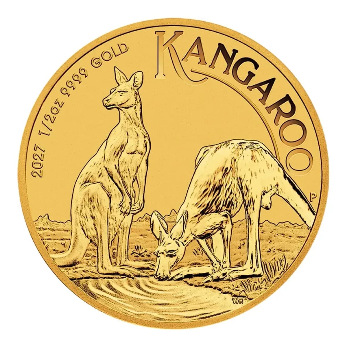 2027 1/2 oz Australian Gold Kangaroo Coin