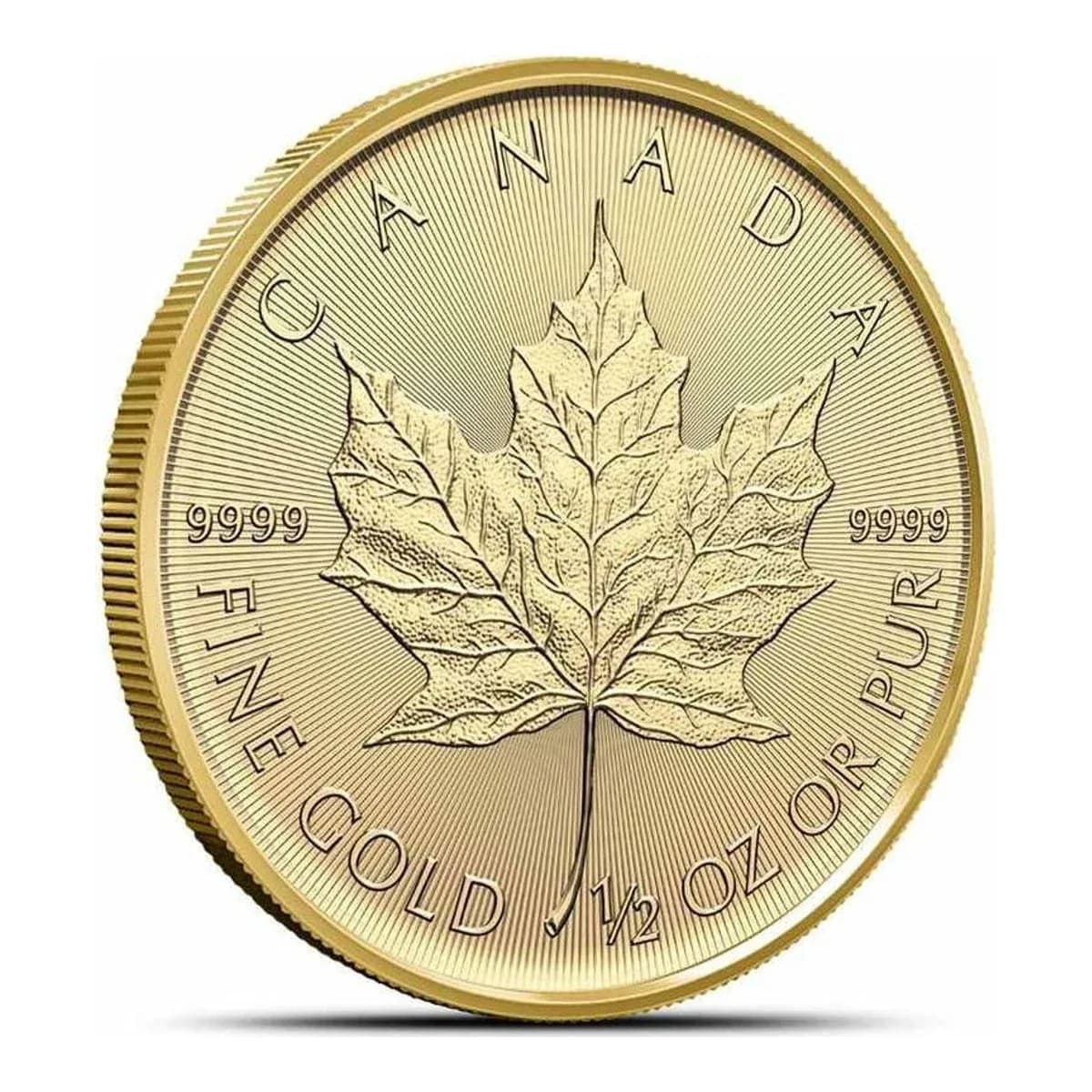 2027 1/2 oz Canadian Gold Maple Leaf Coin