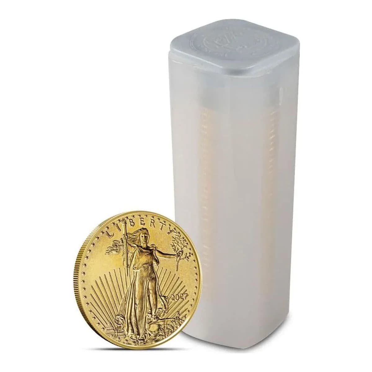 2027 1/4 oz American Gold Eagle – Mint Tube (40 Coins)