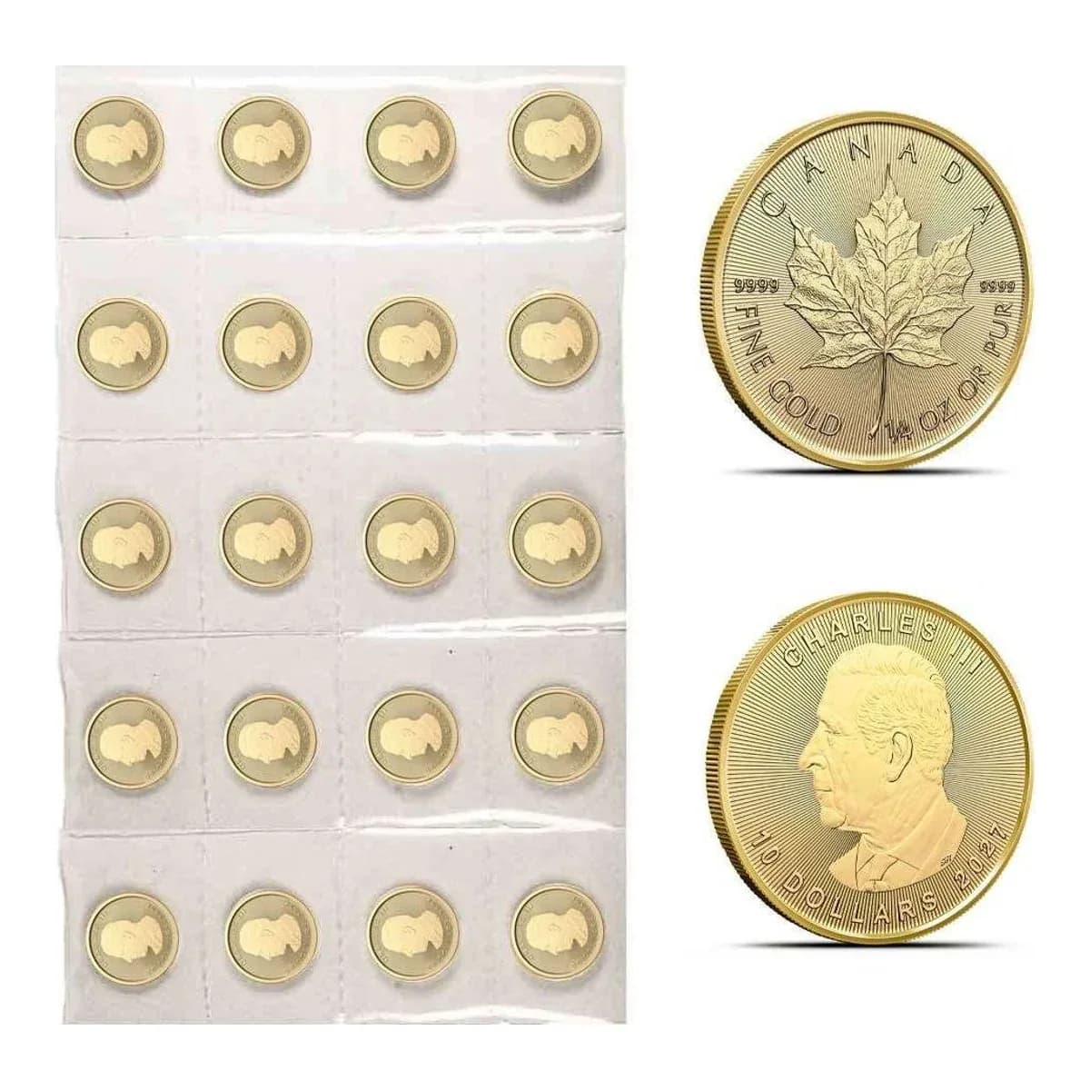 2027 1/4 oz Canadian Gold Maple Leaf Coin – view 2