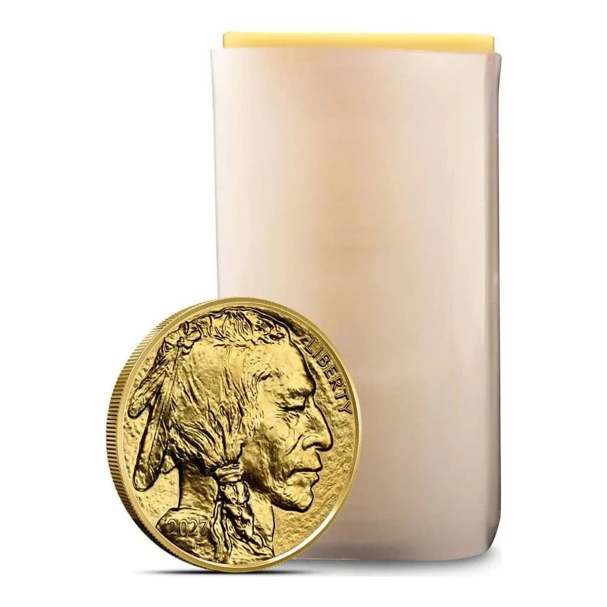 2027 1 oz American Gold Buffalo – Mint Tube (20 Coins)