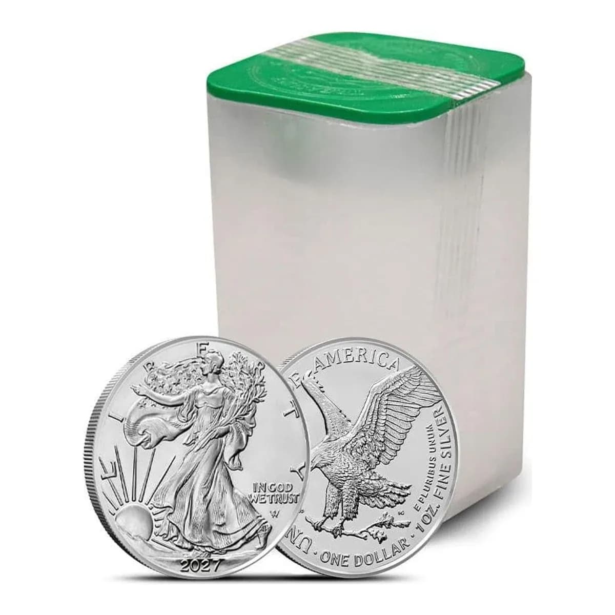 2027 1 oz American Silver Eagle – Monster Box (500 Coins)