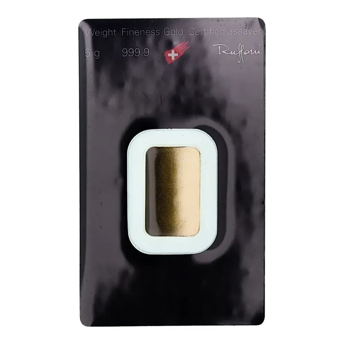 5 g Argor-Heraeus Gold Bar (Minted) – view 2