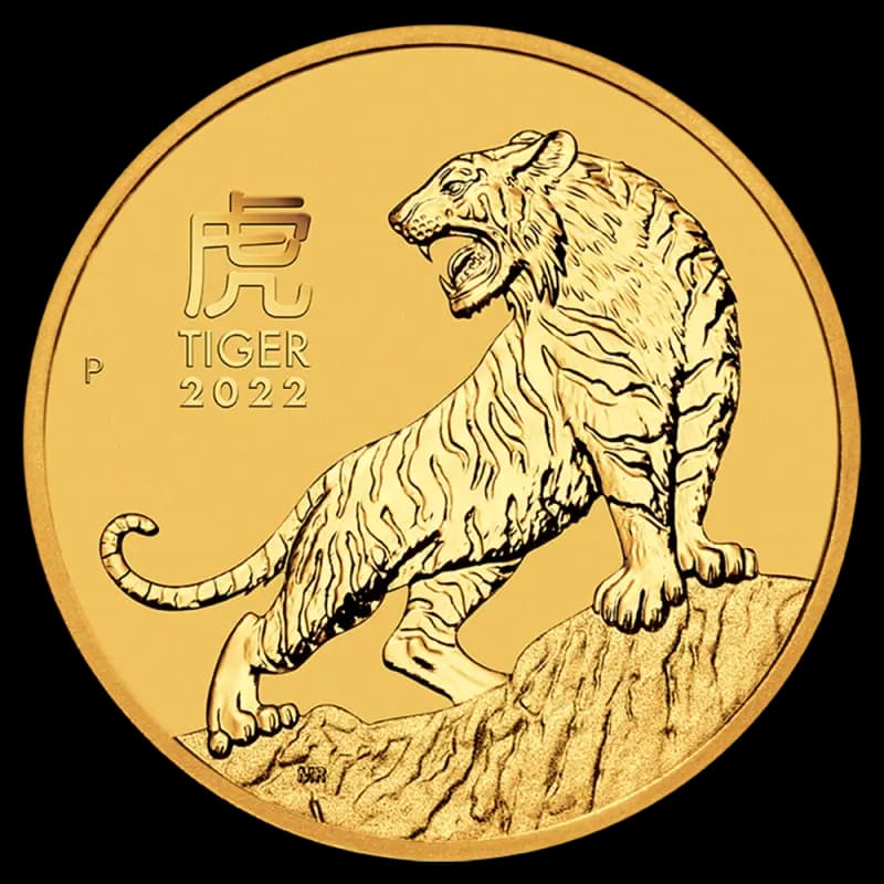 1/2 oz Lunar III Tiger Gold Coin | 2022