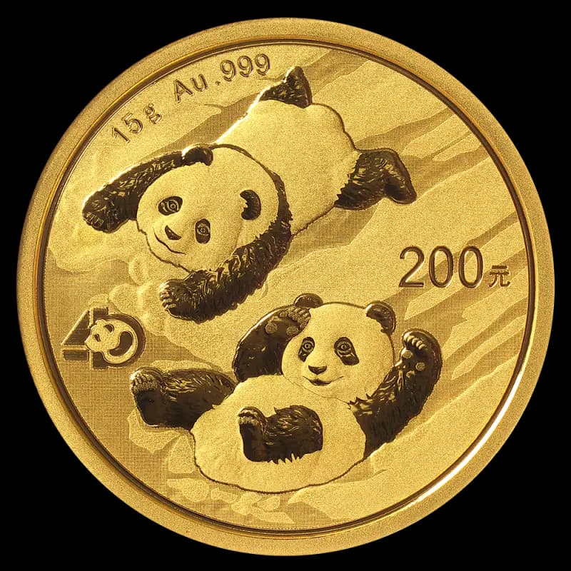 15g China Panda Gold Coin | 2022