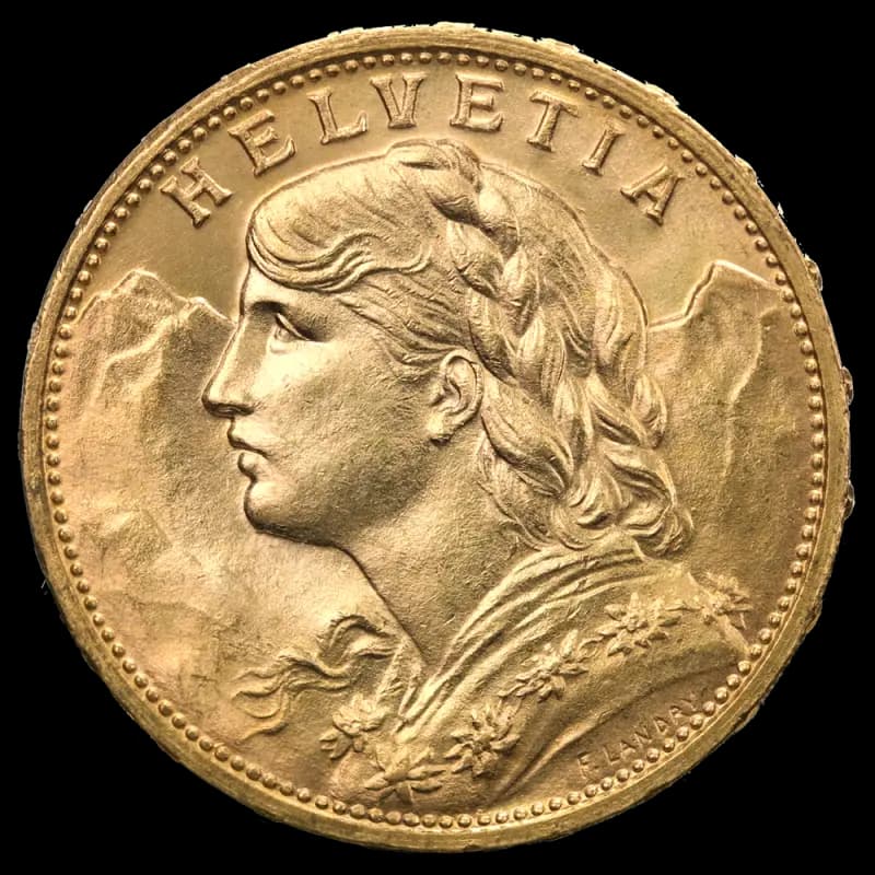 20 Swiss Francs