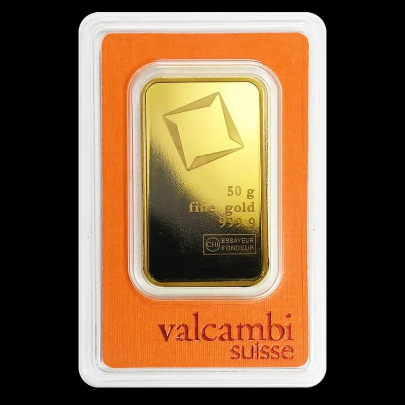 50g Gold Bar | Valcambi