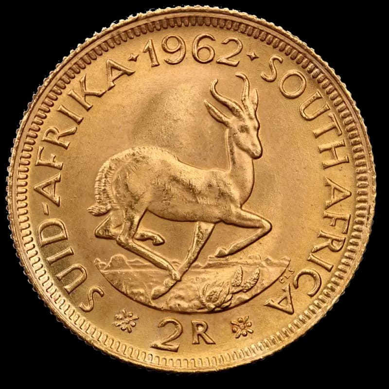 2 south african rand gold 1961 1983 2