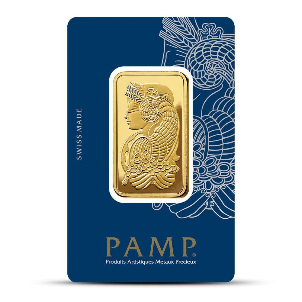 1 oz PAMP Suisse Lady Fortuna Veriscan Gold Bar