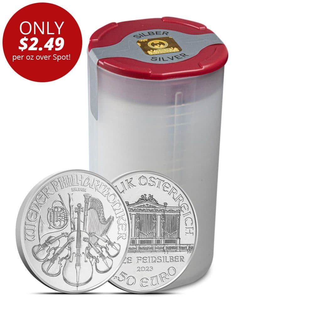 2023 1 oz Austrian Silver Philharmonic Tube