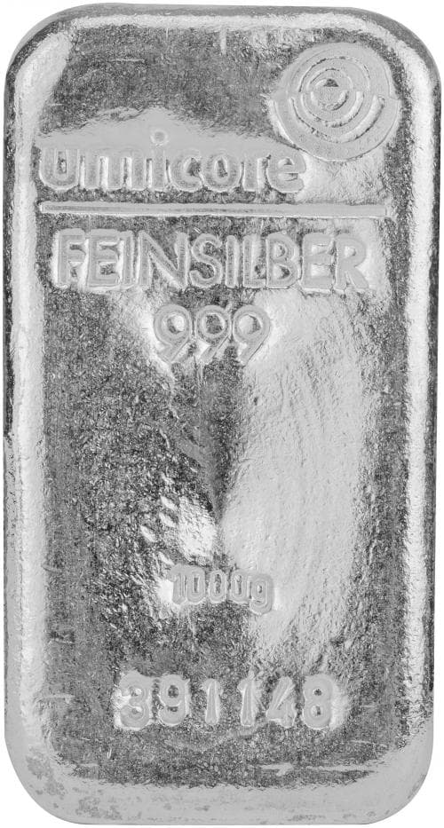 Umicore 1kg Silver Bar