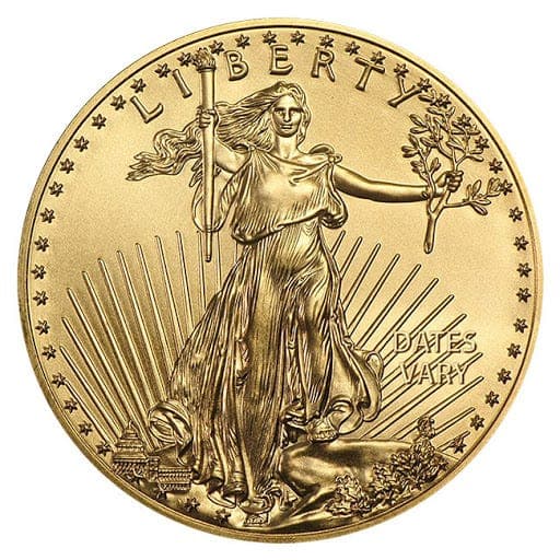 1 oz $50 Gold American Eagle Coin (Date Varies)