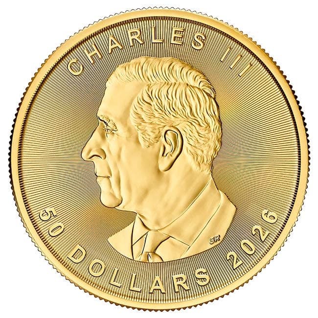 2026 1oz Gold Maple Leaf Coin