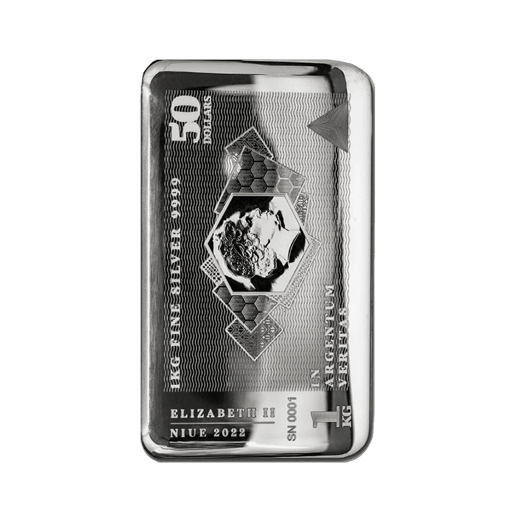 1 kilo silver coin bar silvernote 2022