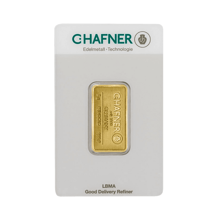 5g C. Hafner Gold Bar
