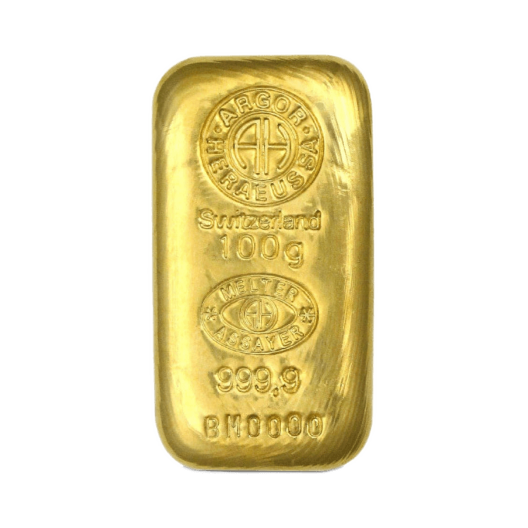 100g Gold Bar Mixed Years