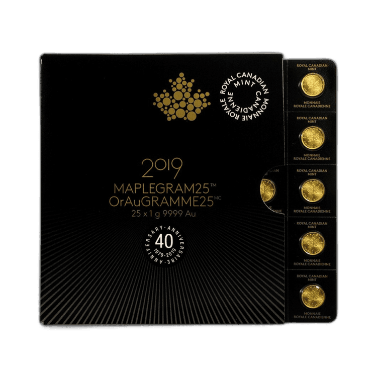 25g Maple Leaf Gold Coin Mixed Years