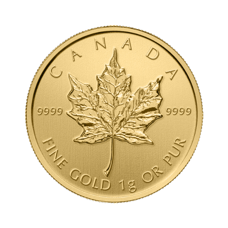 25g Maple Leaf Gold Coin Mixed Years