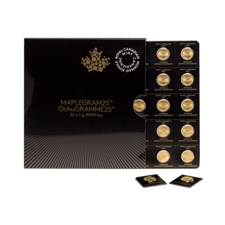 25g Maple Leaf Gold Coin Mixed Years