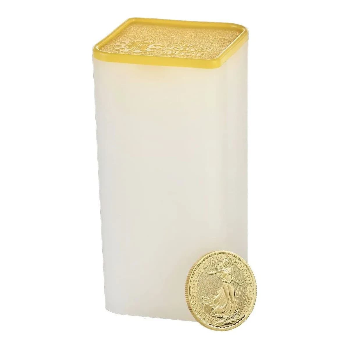 2027 1/2 oz Gold Britannia 40th Anniversary – Full Tube (10 Coins)