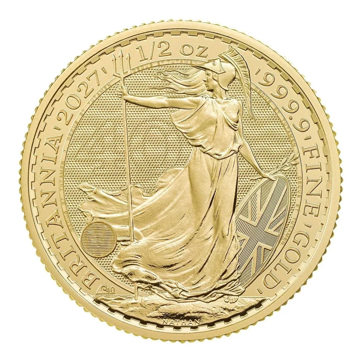 2027 1/2 oz Gold Britannia Coin – 40th Anniversary Edition