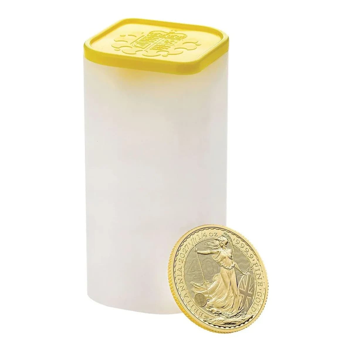 2027 1/4 oz Gold Britannia 40th Anniversary – Full Tube (10 Coins)