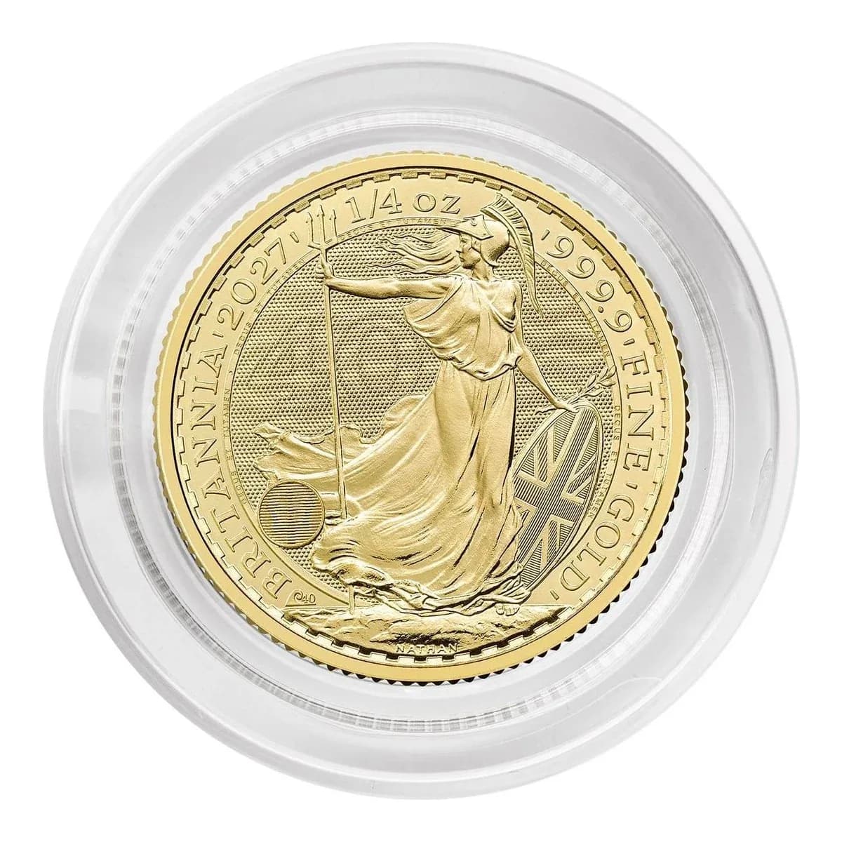 2027 1/4 oz Gold Britannia Coin – 40th Anniversary Edition – view 2