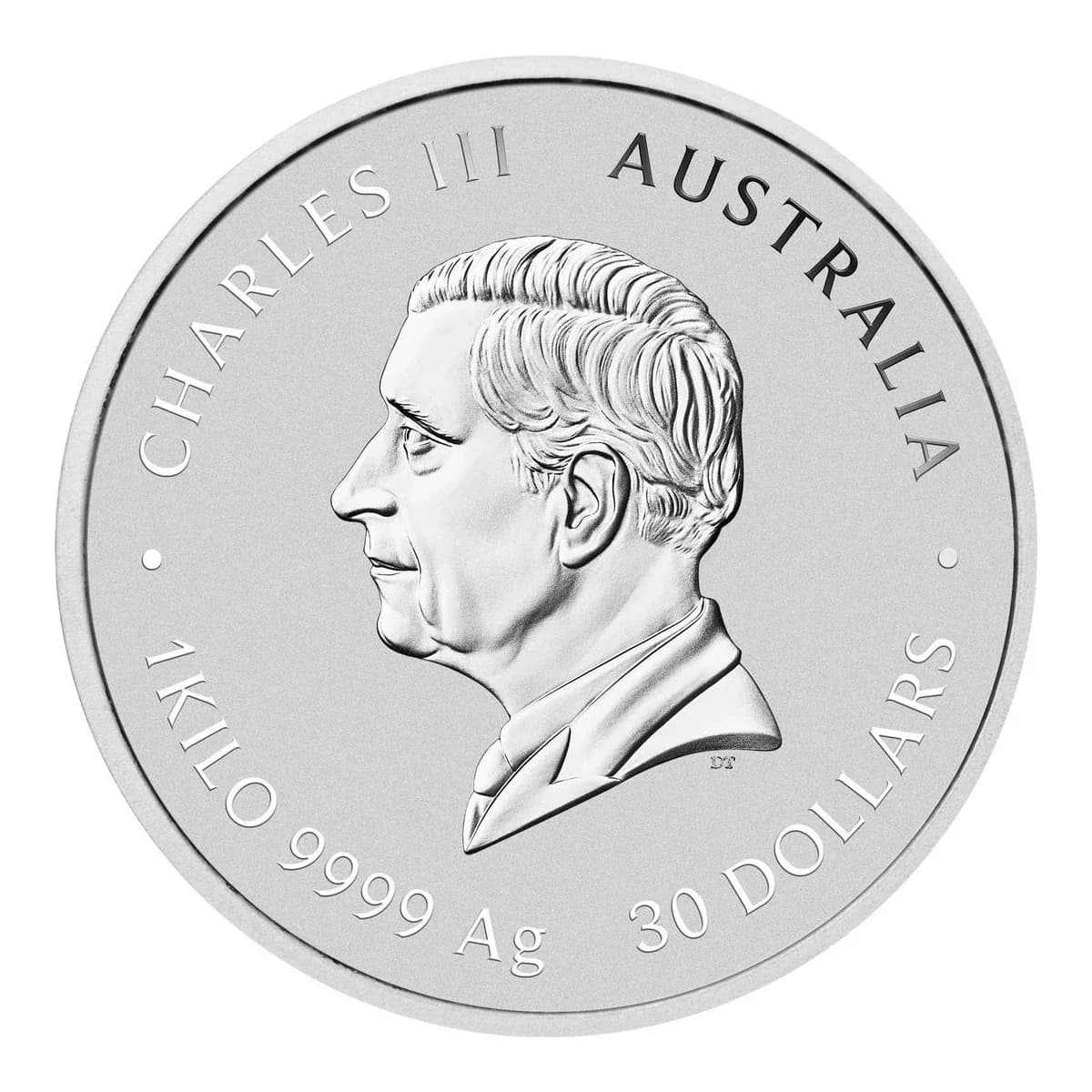 2027 1 Kilo Perth Mint Lunar III Year of the Goat Silver Coin – view 2