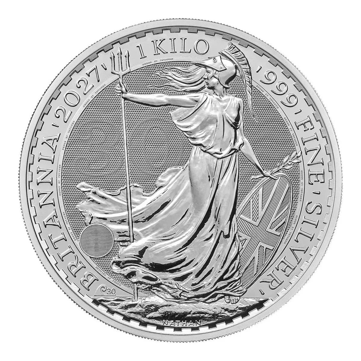 2027 1 Kilo Silver Britannia Coin – 30th Anniversary Edition