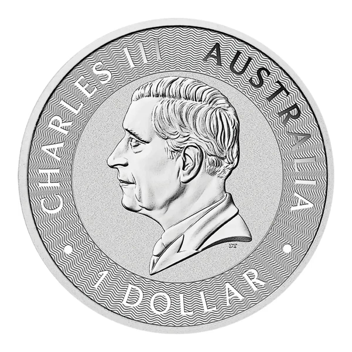 2027 1 oz Australian Silver Kangaroo – Full Tube (25 Coins) – view 2