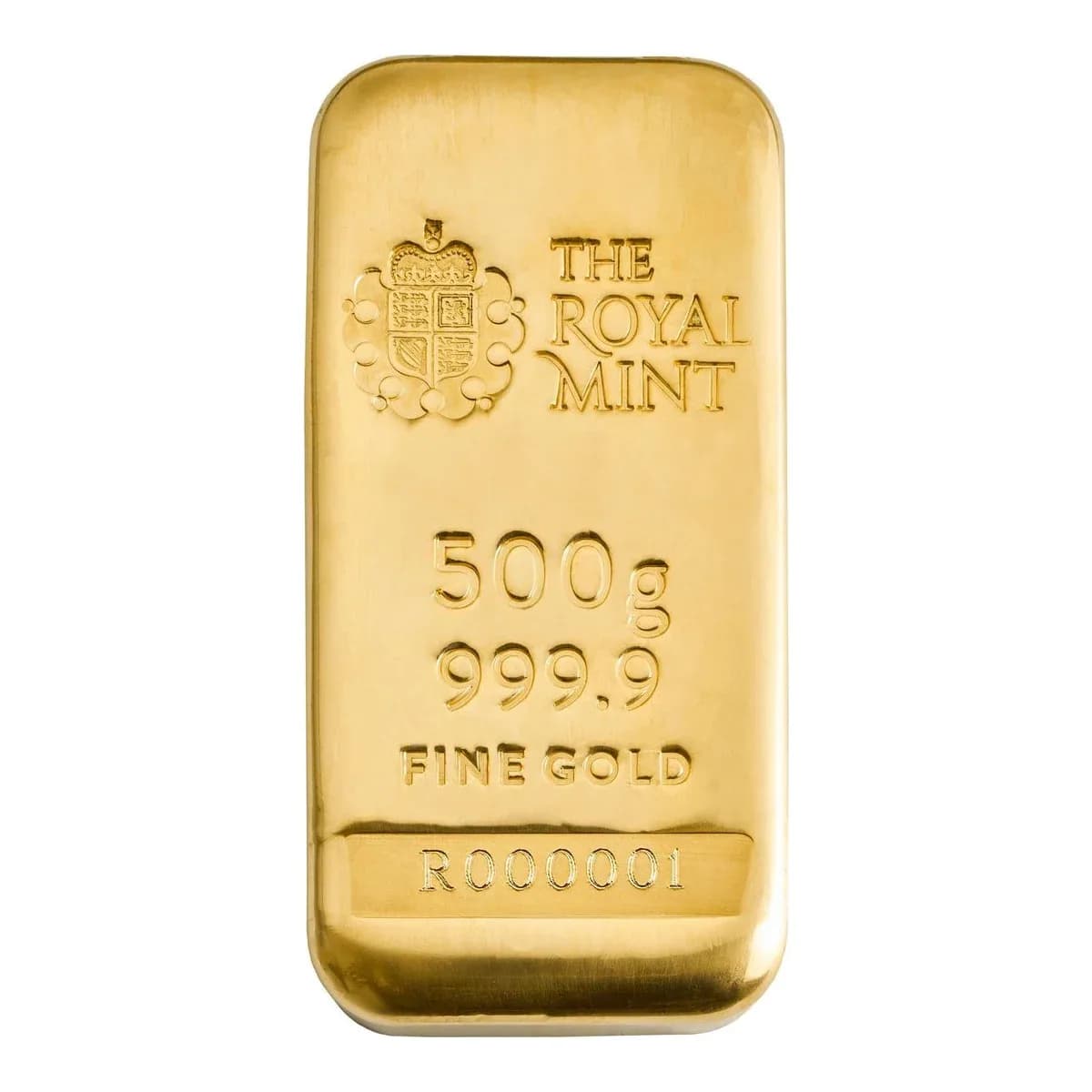 500 g Royal Mint Gold Bar (Cast)