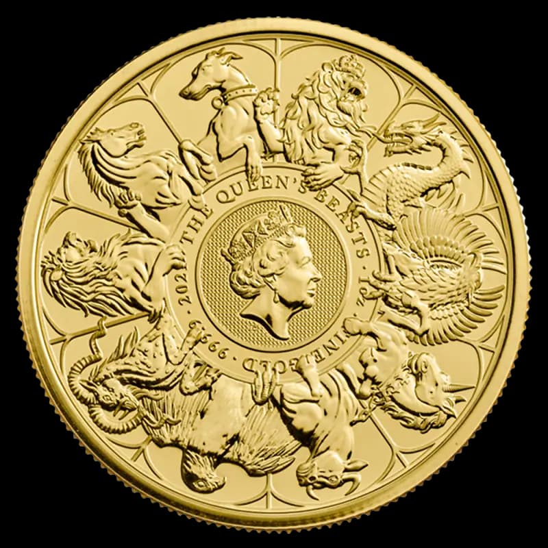 1 oz Queen’s Beasts The Completer Gold Coin (2021)