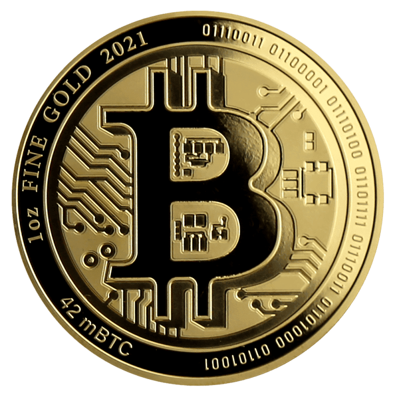 1 oz Gold Bitcoin (2021)