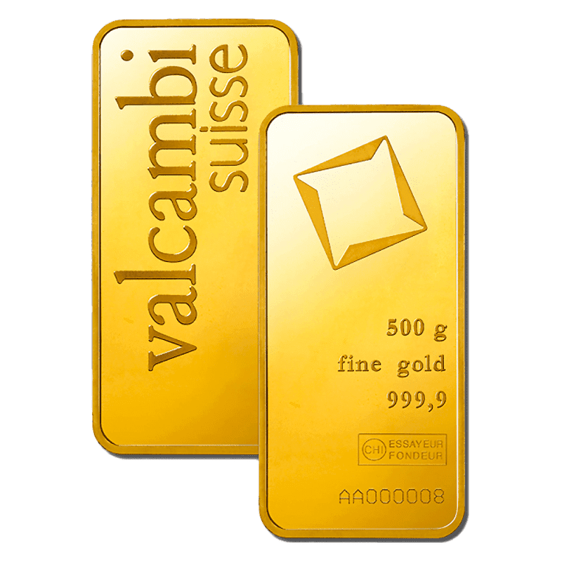 500g Gold Bar | Valcambi