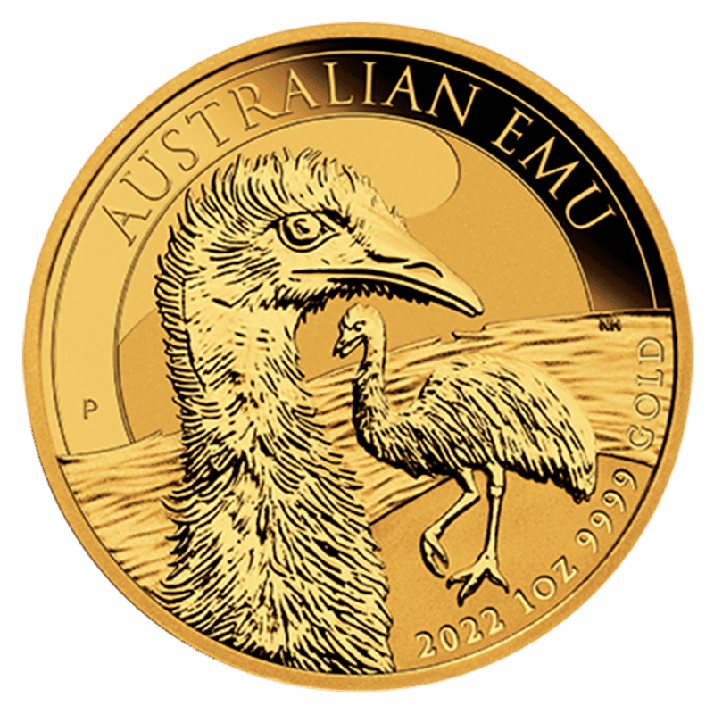 1 oz Perth Mint Emu Gold Coin | 2022