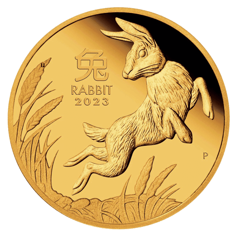 1/10 oz Lunar III Rabbit | Gold | 2023