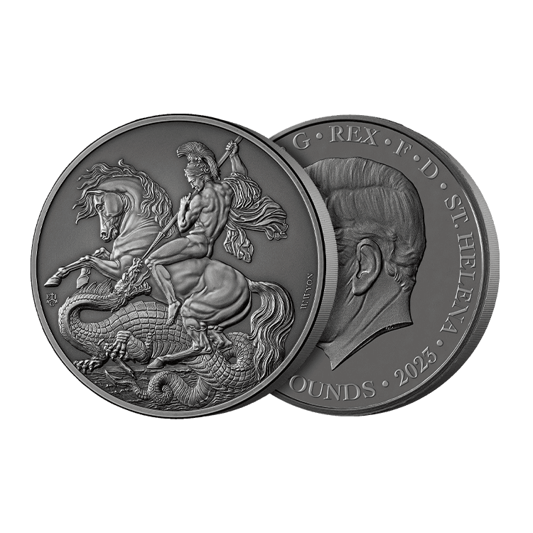 1 kilo silver coin George and the Dragon proof