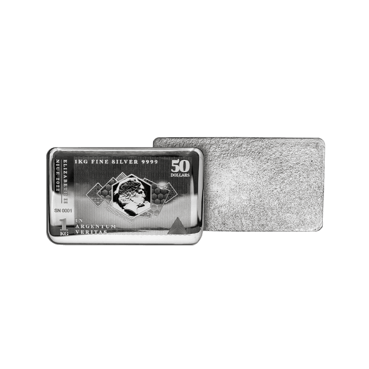 1 kilo silver coin bar silvernote 2022