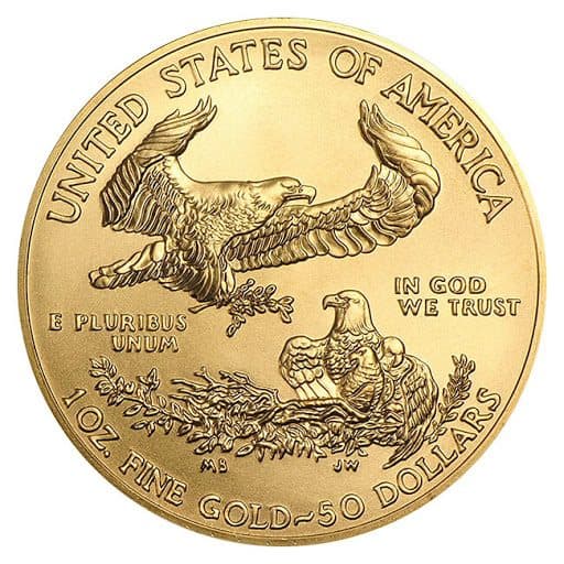 1 oz $50 Gold American Eagle Coin (Date Varies)
