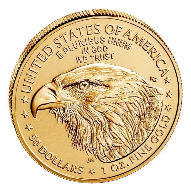 1 oz $50 Gold American Eagle Coin (Date Varies)