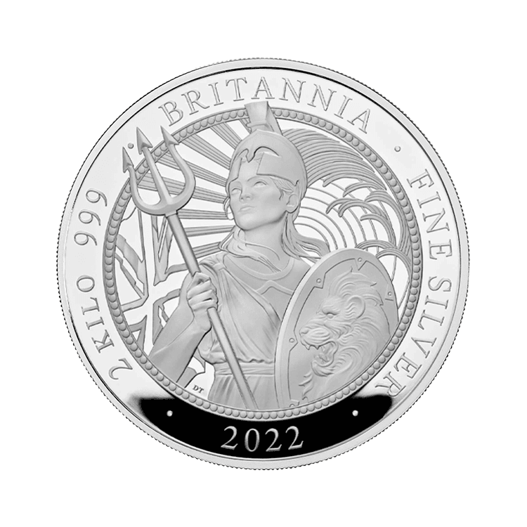 2 kilo Britannia Silver Coin 2022