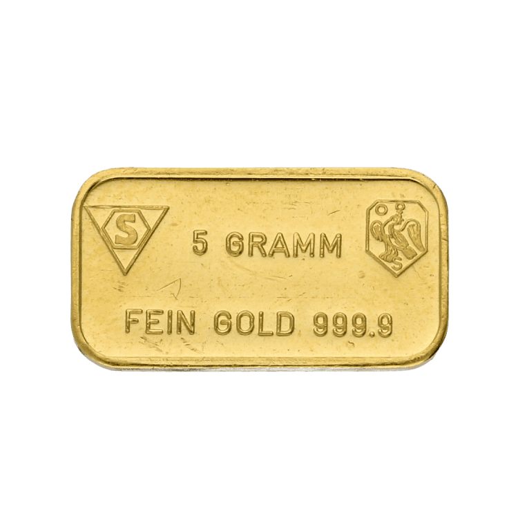 5g Gold Bar Mixed Years