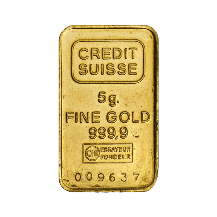 5g Gold Bar Mixed Years