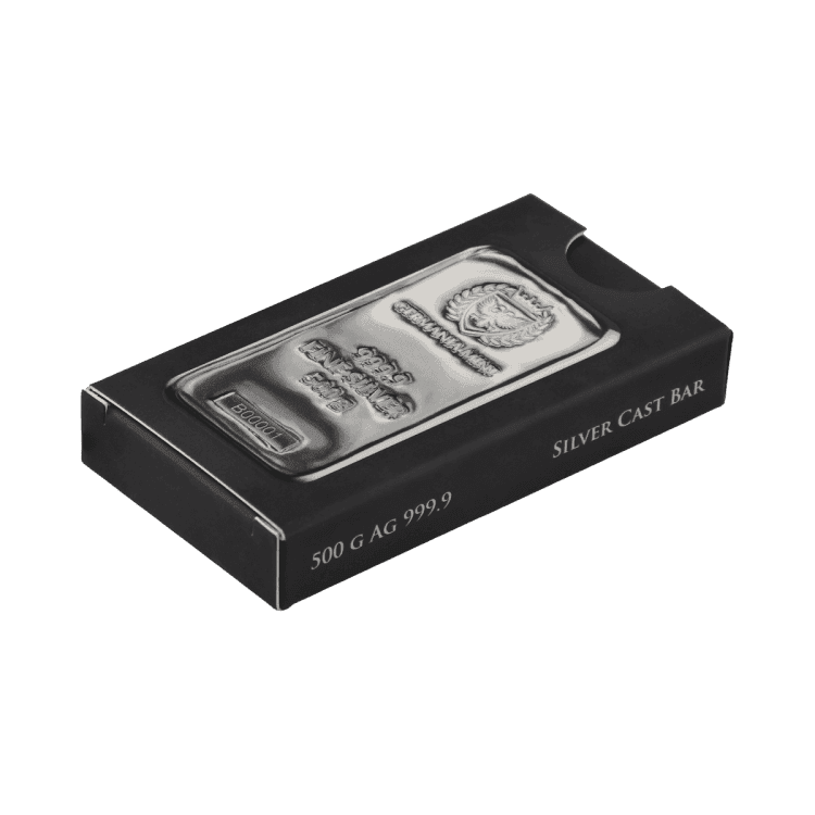 500g Germania Mint Silver Bar