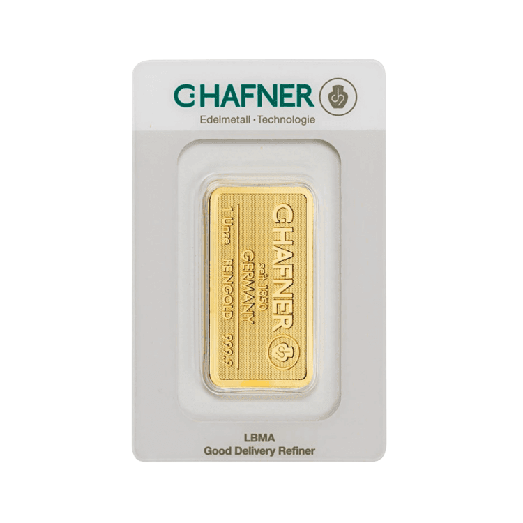 1 oz C. Hafner Gold Bar